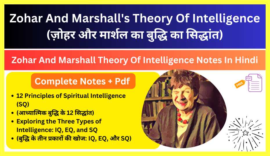 Zohar-And-Marshall-Theory-Of-Intelligence-Notes-In-Hindi