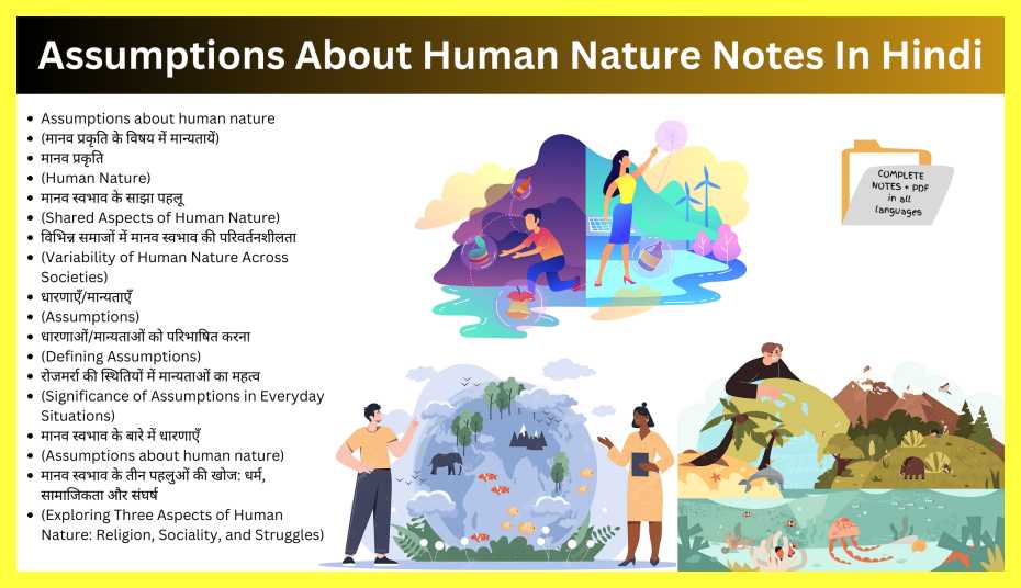 Assumptions-About-Human-Nature-Notes-In-Hindi